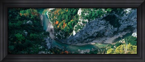 Framed Verdon Gorge, Balcons De La Mescla, France Print