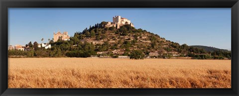 Framed Parish Church of Transfiguracio del Senyor and Santuari de Sant Salvador, Spain Print