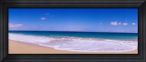 Framed Papohaku Beach,, Hawaii Print