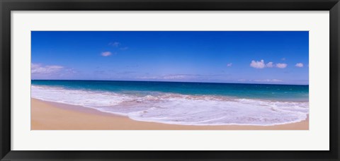 Framed Papohaku Beach,, Hawaii Print