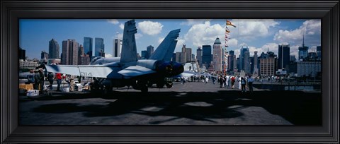 Framed Intrepid Sea Air Space Museum, USS Intrepid, NYC Print