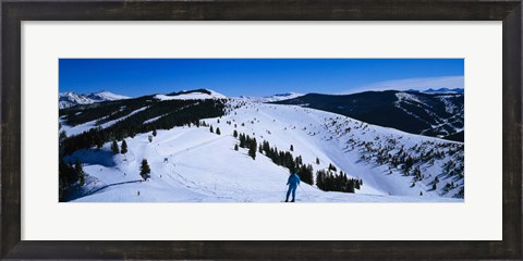 Framed Vail Ski Resort, Colorado Print