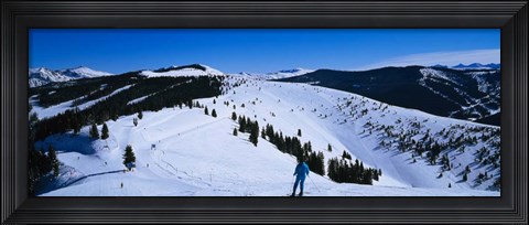 Framed Vail Ski Resort, Colorado Print