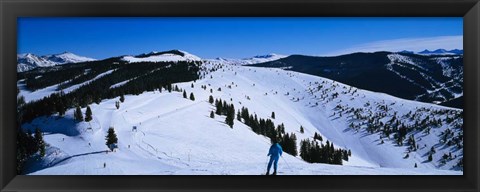 Framed Vail Ski Resort, Colorado Print