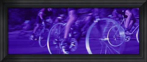 Framed Bicycle Race Print
