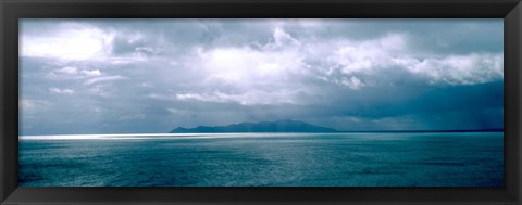 Framed Storm Clouds over New Zealand Print