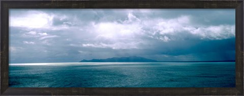 Framed Storm Clouds over New Zealand Print