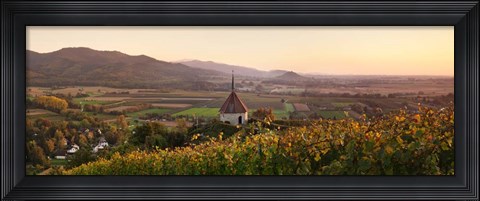 Framed Olbergkapelle Chapel, Black Forest, Baden-Wurttemberg, Germany Print