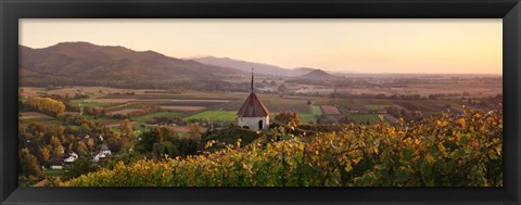 Framed Olbergkapelle Chapel, Black Forest, Baden-Wurttemberg, Germany Print