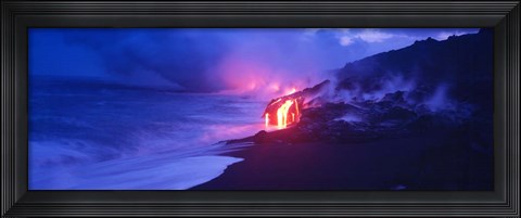 Framed Kilauea Volcano, Hawaii Print