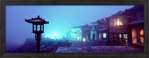 Framed Mount Taishan, Shandong Province, China Print