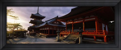 Framed Kiyomizu-Dera Temple, Kyoto, Japan Print