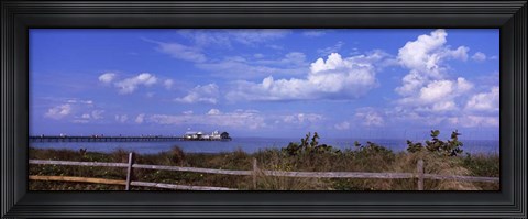Framed Anna Maria Island City Pier, Tampa Bay, Florida Print