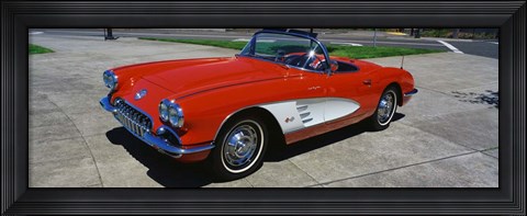 Framed 1959 Corvette Print