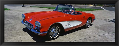 Framed 1959 Corvette Print