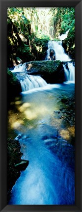 Framed Waterfall in Hilo, HI Print