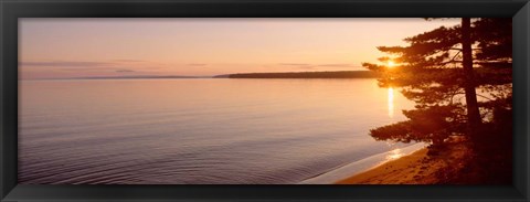 Framed Stockton Island, Lake Superior, Wisconsin Print