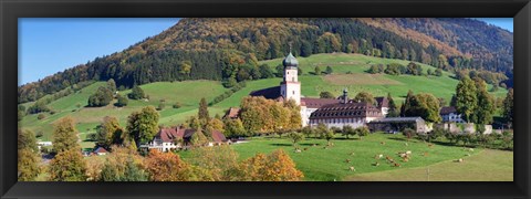 Framed St. Trudpert&#39;s Abbey, Black Forest, Baden-Wurttemberg, Germany Print