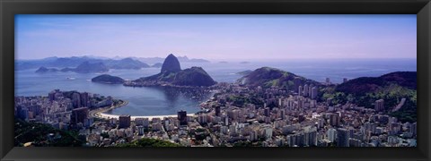 Framed View of Rio De Janeiro, Brazil Print