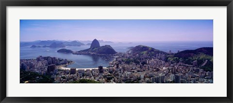 Framed View of Rio De Janeiro, Brazil Print