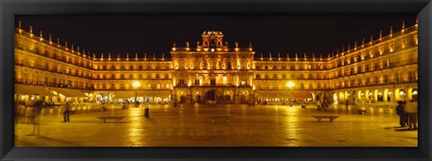 Framed Plaza Mayor Castile &amp; Leon Salamanca, Spain Print