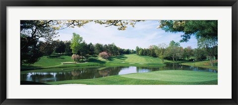 Framed Congressional Country Club, Bethesda, Maryland Print