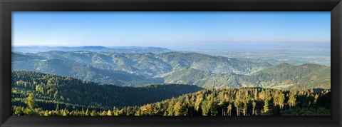 Framed Hornisgrinde Mountain, Black Forest, Baden-Wurttemberg, Germany Print
