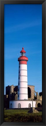Framed Saint Mathieu Lighthouse, Finistere, Brittany, France Print