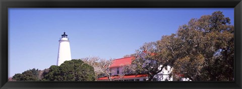Framed Ocracoke Lighthouse Ocracoke Island, North Carolina Print