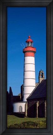 Framed Saint Mathieu Lighthouse, Finistere, Brittany, France Print