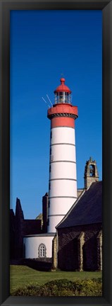 Framed Saint Mathieu Lighthouse, Finistere, Brittany, France Print