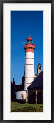 Framed Saint Mathieu Lighthouse, Finistere, Brittany, France Print