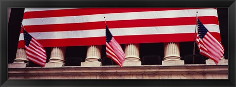 Framed New York Stock Exchange, Manhattan, New York City Print