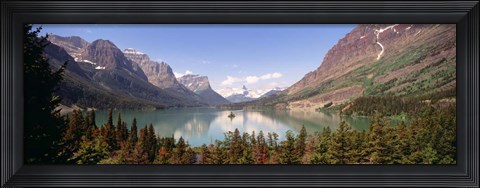 Framed Saint Mary Lake, Montana Print