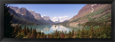 Framed Saint Mary Lake, Montana Print