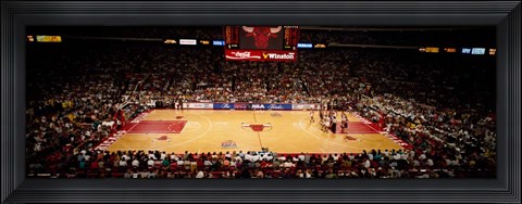 Framed NBA Finals Bulls vs Suns, Chicago Stadium Print