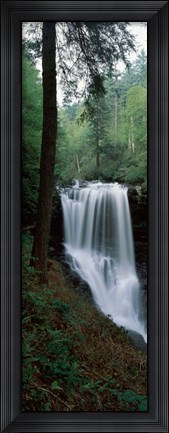 Framed Dry Falls, Nantahala National Forest, Macon County, North Carolina Print