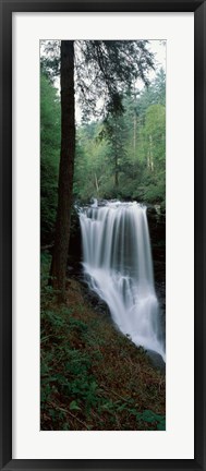 Framed Dry Falls, Nantahala National Forest, Macon County, North Carolina Print