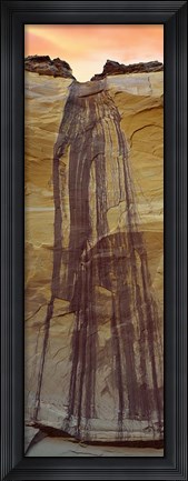 Framed Echo Amphitheatre, Carson National Forest, New Mexico Print