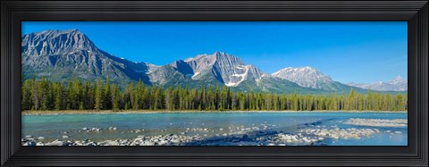 Framed Athabasca River, Icefields Parkway, Jasper National Park, Alberta, Canada Print