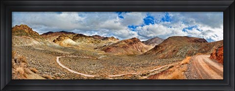 Framed Titus Canyon Road, Death Valley National Park, California Print
