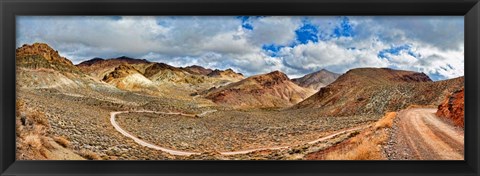 Framed Titus Canyon Road, Death Valley National Park, California Print