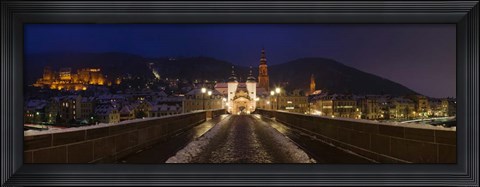 Framed Karl Theodor Bridge, Baden-Wurttemberg, Germany Print