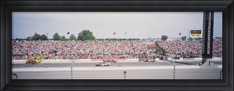 Framed Racecars, Indianapolis, Indiana Print