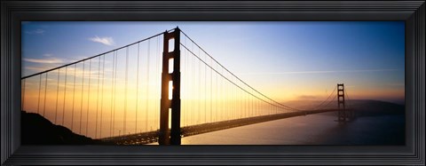 Framed Golden Gate Bridge Glow, San Francisco, California Print