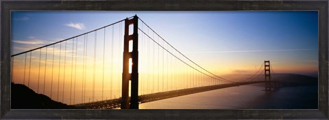 Framed Golden Gate Bridge Glow, San Francisco, California Print