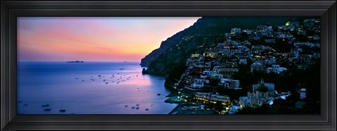 Framed Amalfi Coast, Campania, Italy Print
