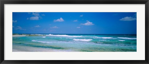 Framed Waves in Cancun, Mexico Print