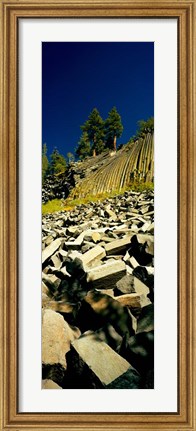 Framed Devils Postpile National Monument, Mammoth Mountain, California Print