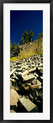 Framed Devils Postpile National Monument, Mammoth Mountain, California Print